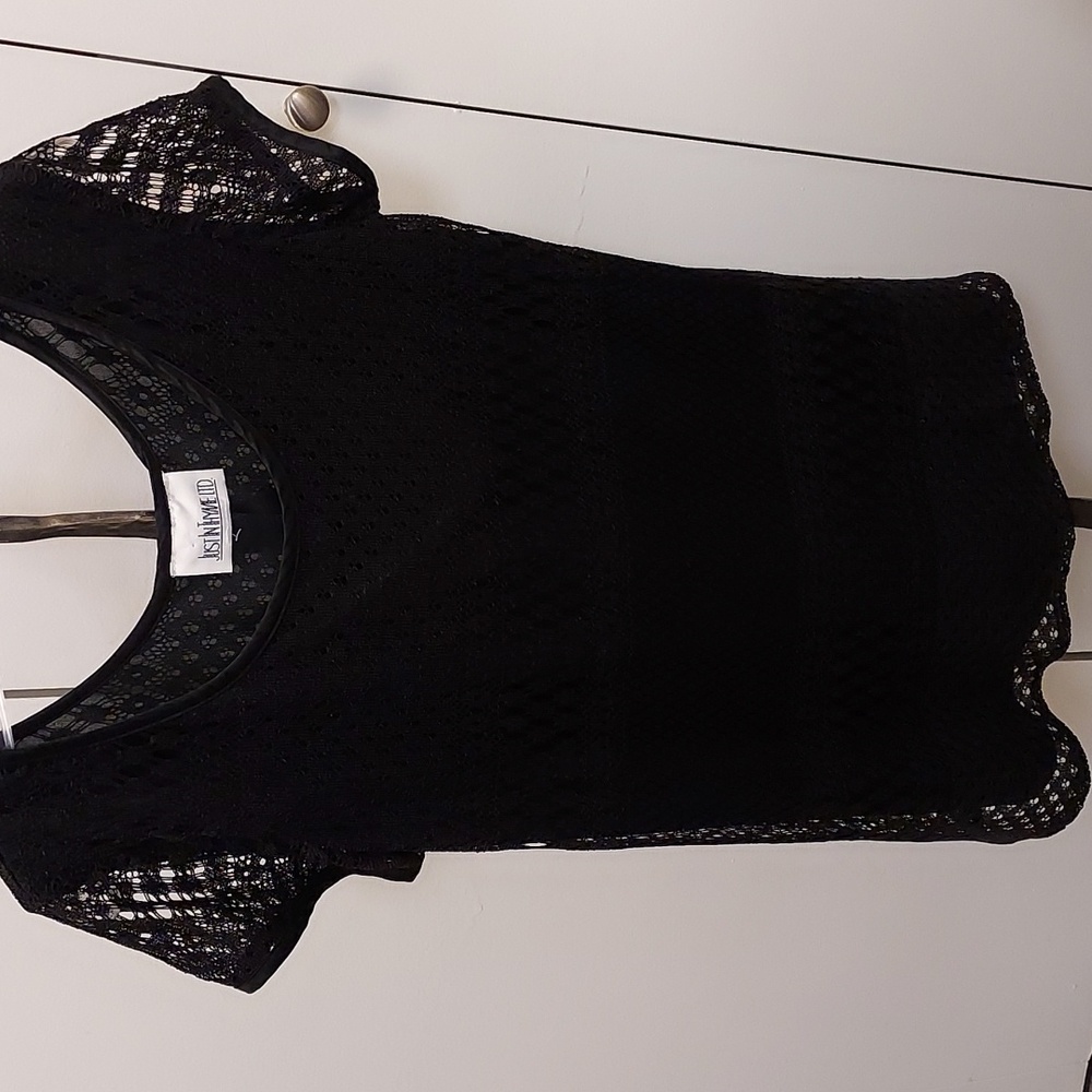 Black lace top S